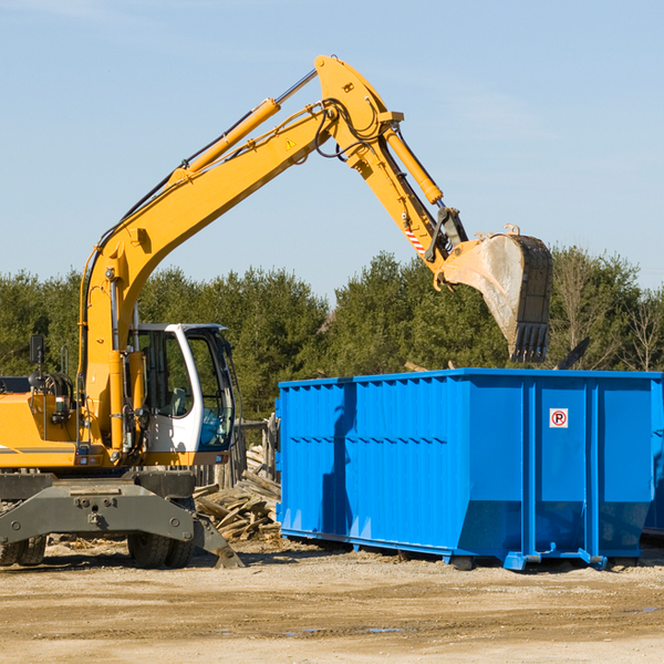 are there any restrictions on where a residential dumpster can be placed in Normandy Park Washington